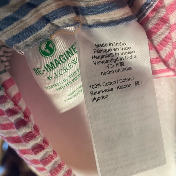 J.Crew Multicolor Striped Seersucker Button Down Shirt | Women’s Small - Picture 5 of 10